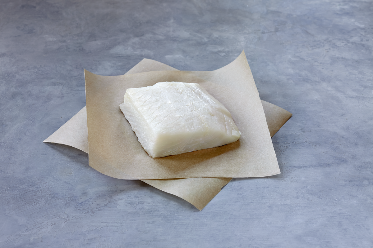 9B. PRE-ORDER: 10 lbs wild Alaskan halibut portions (pin-bones out) $30/lb. - FALL FEDEX SHIPPING