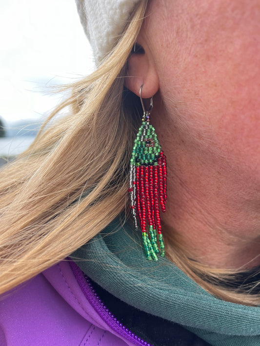 Salmon Earrings - PICK UP ONLY