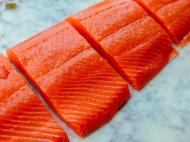 2A. PRE-ORDER: 12 pounds sockeye fillets (pin-bones in) belly section included $20/lb. - PICK UP ONLY