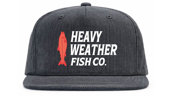 Corduroy flat bill hat - PICK UP ONLY