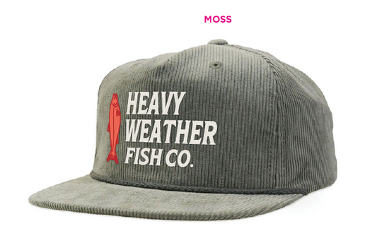 Corduroy flat bill hat - PICK UP ONLY